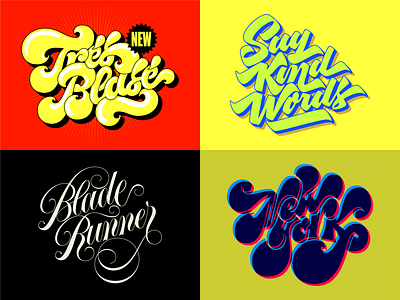 Letterings design lettering typography