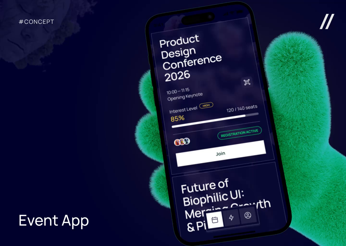 Event Mobile iOS App Design