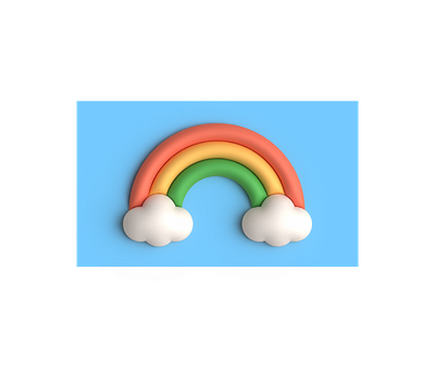 3D Rainbow 3d 3d rainbow illustration rainbow vector rainbow