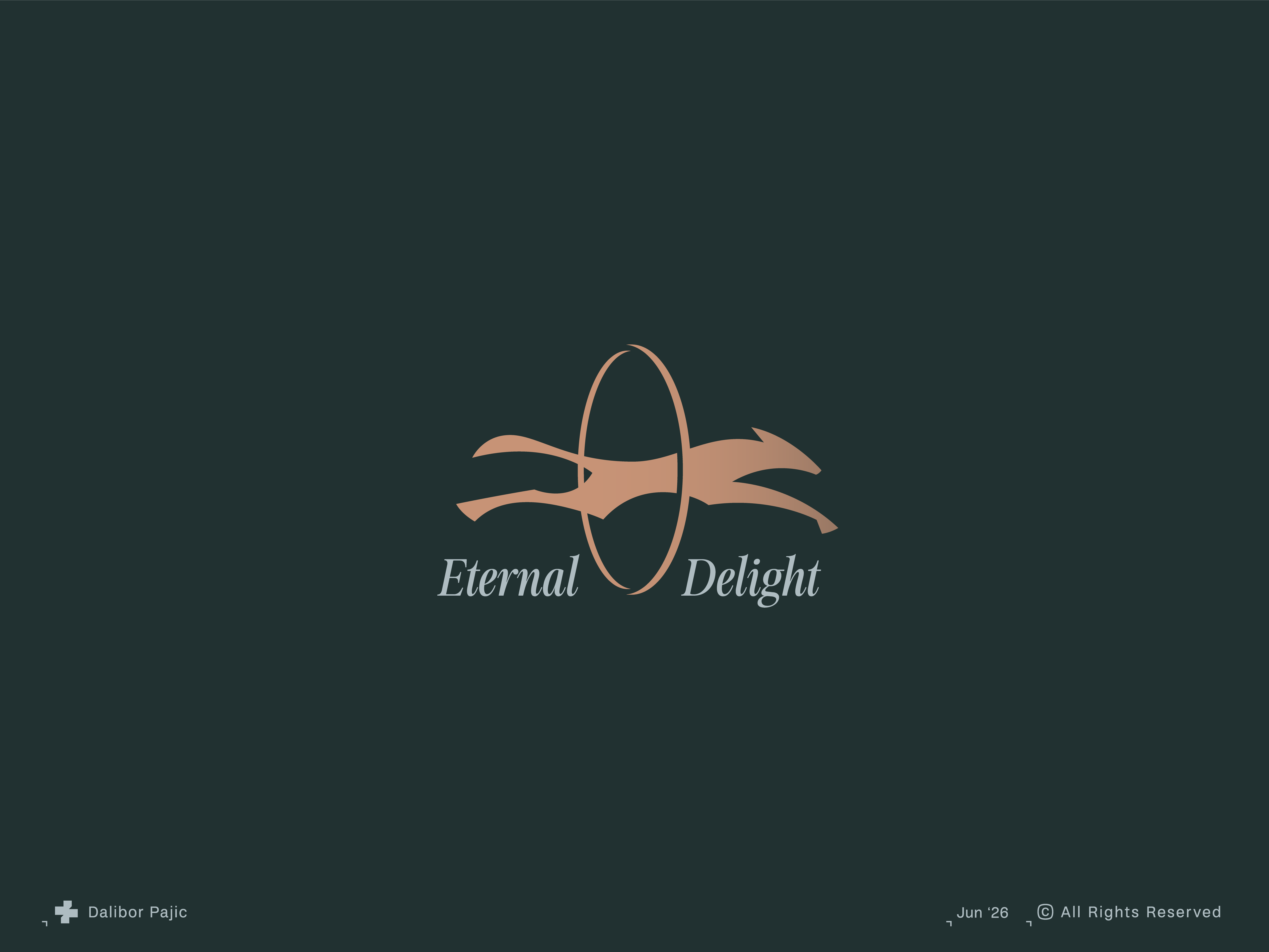 Eternal Delight | dog logo