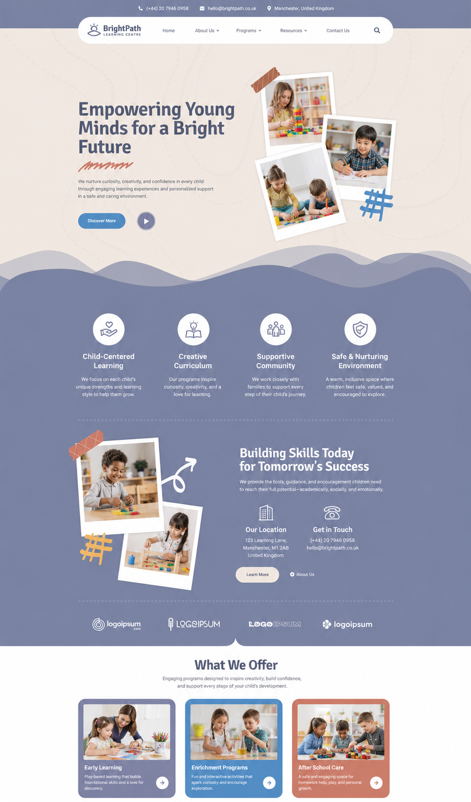 Brightpath wordpress Elementor branding design graphic design landing page ui ux wordpress elementor