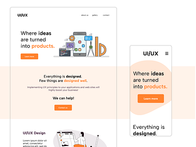 UI/UX app branding design hero hero area illustration inspiration landing landing page ui uiux ux web web design