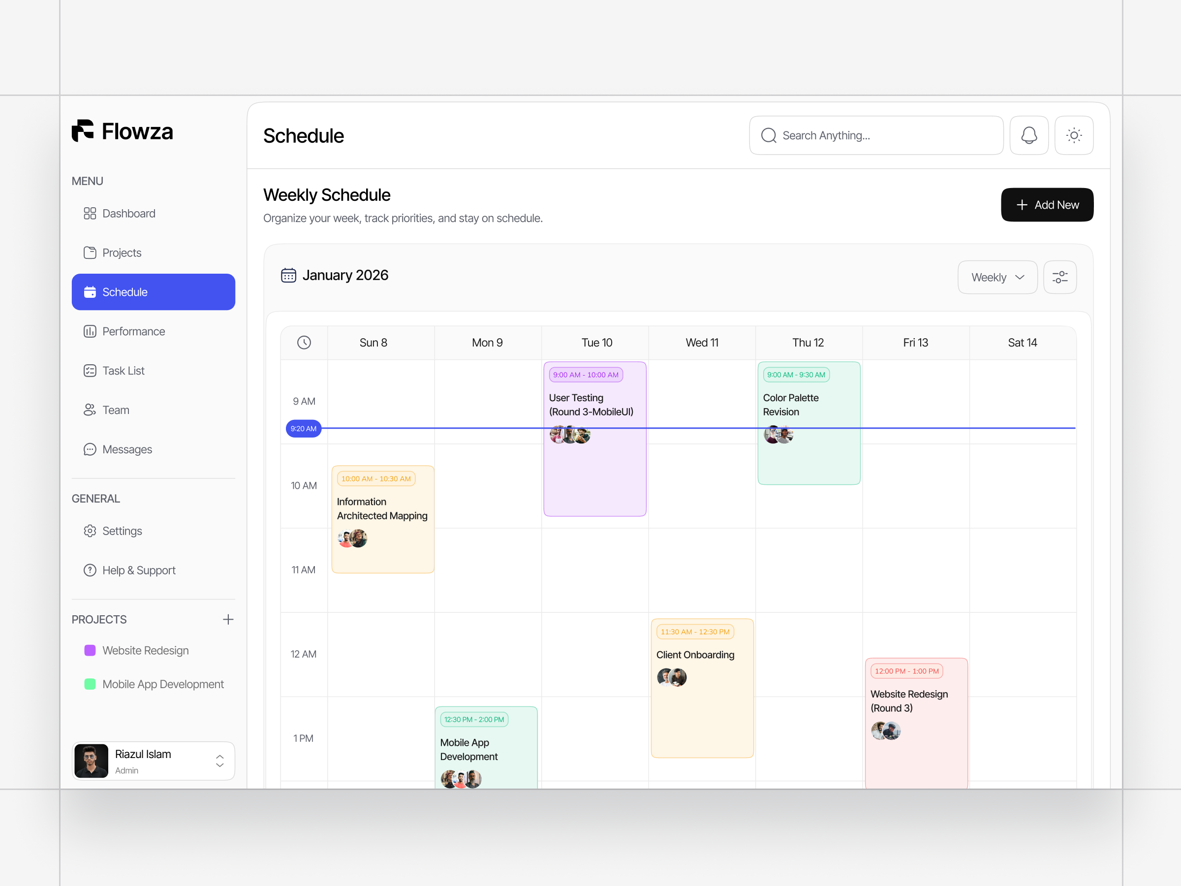Meeting Schedule Dashboard calendar ui dashboard event meeting dashboard meeting schedule dashboard productivity tool saas saas dashboard schedule dashboard scheduling app team managemen uiux web app design workflow planning