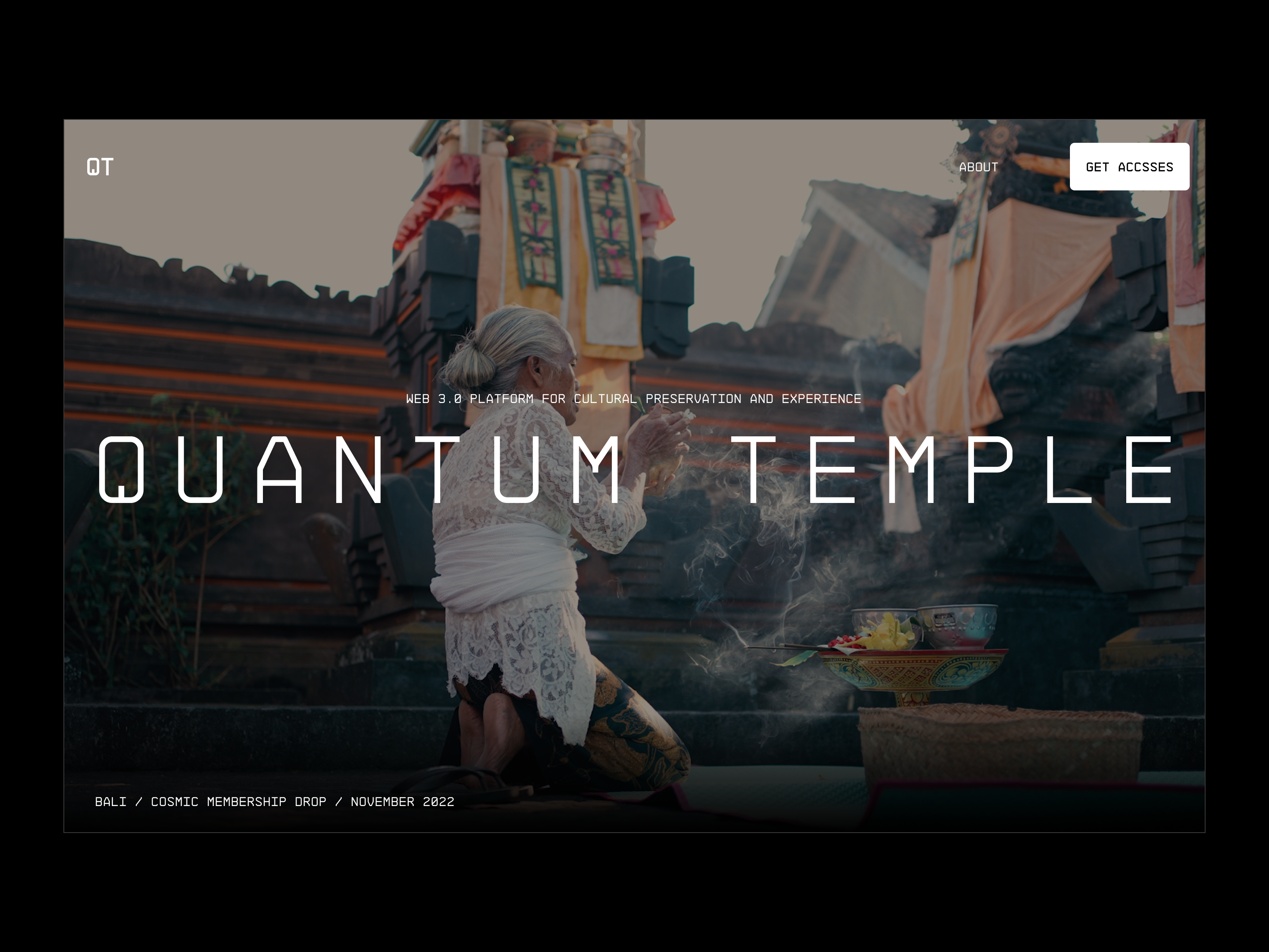 Quantum Temple | Web3 platform preserving cultural heritage 3d algo animation branding crypto cultural nft culture defi egg eth fintech golden egg motion nft preservation quantum temple thrc ui web3