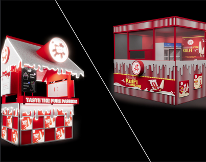 MOO - STALL SETUP 3d booth booth design branding cinema 4d design exhibition exhibition design expo graphic design graphic designer illustration logo motion graphics render stand