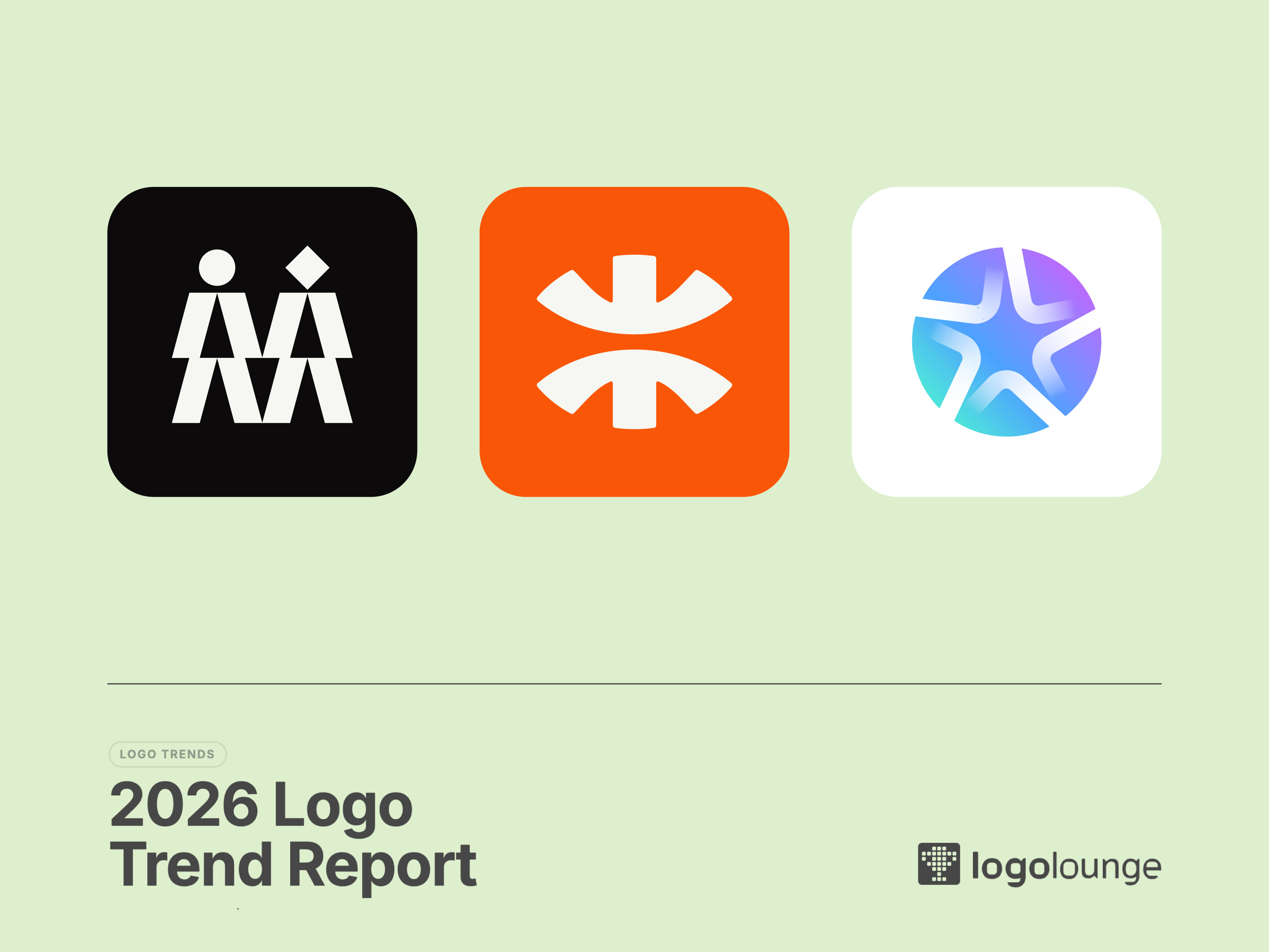 Featured in the 2026 LogoLounge Logo Trend Report