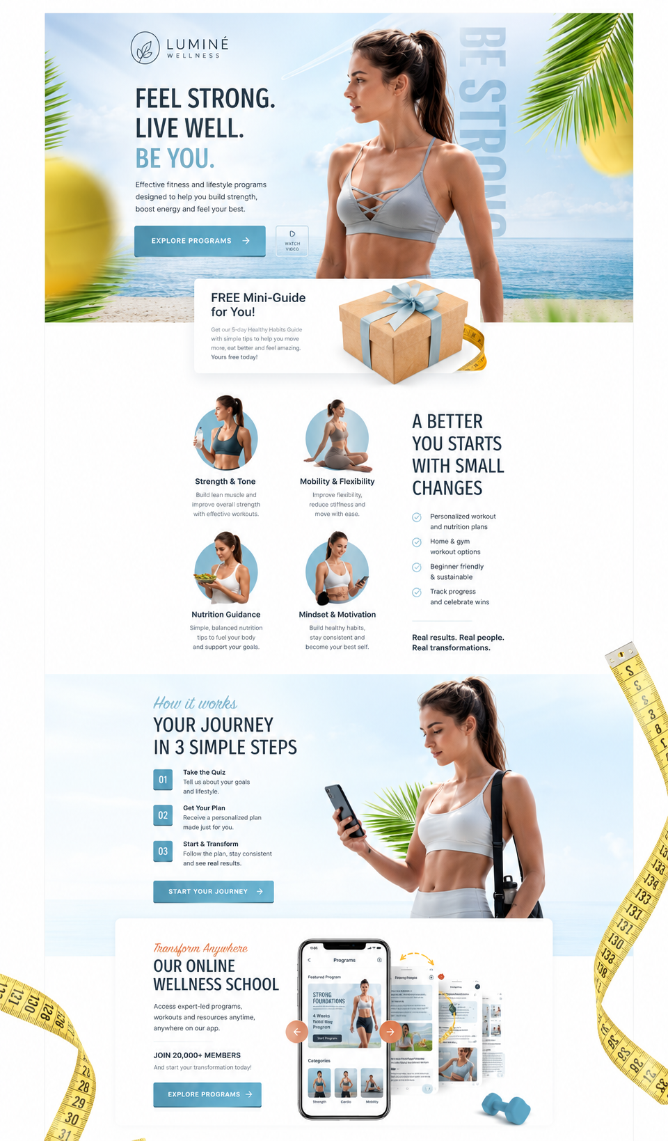 Lumine Landing Page Hubspot branding design graphic design hubspot landing page