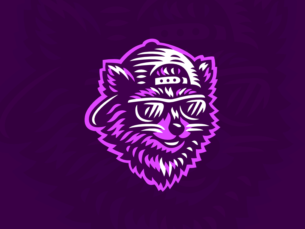 Cool Raccoon Bandit Logo