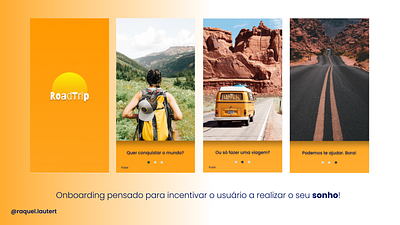 RoadTrip app branding design ui ux