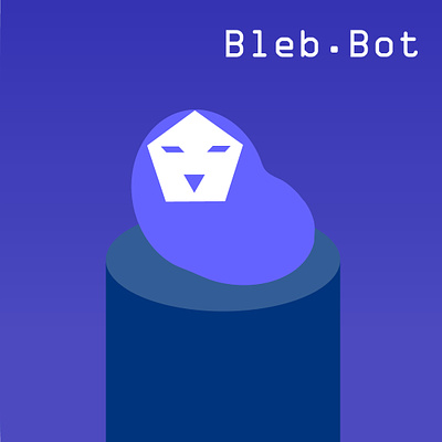Bleb.Bot design graphic design