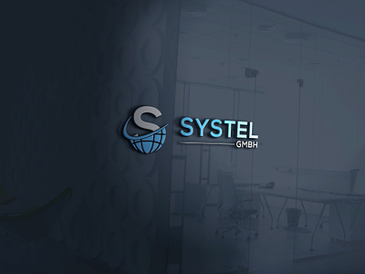 Systel GMBH Logo Design app branding design graphic design illustration logo typography ui ux vector