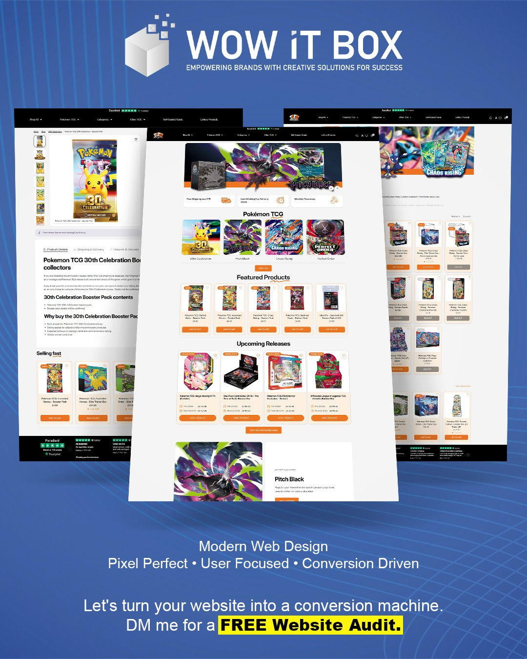 Pokemon TCG Ecommerce Website Design concept cardshop ecommercewebsite pokemon pokemoncards pokemoncollector pokemontcg shopify shopify designer shopify expert shopifydesign shopifyexpert tcg tcgstore tradipokemoncardsngcards web agency web design web developer webdesign websiteinspiration woocommerce