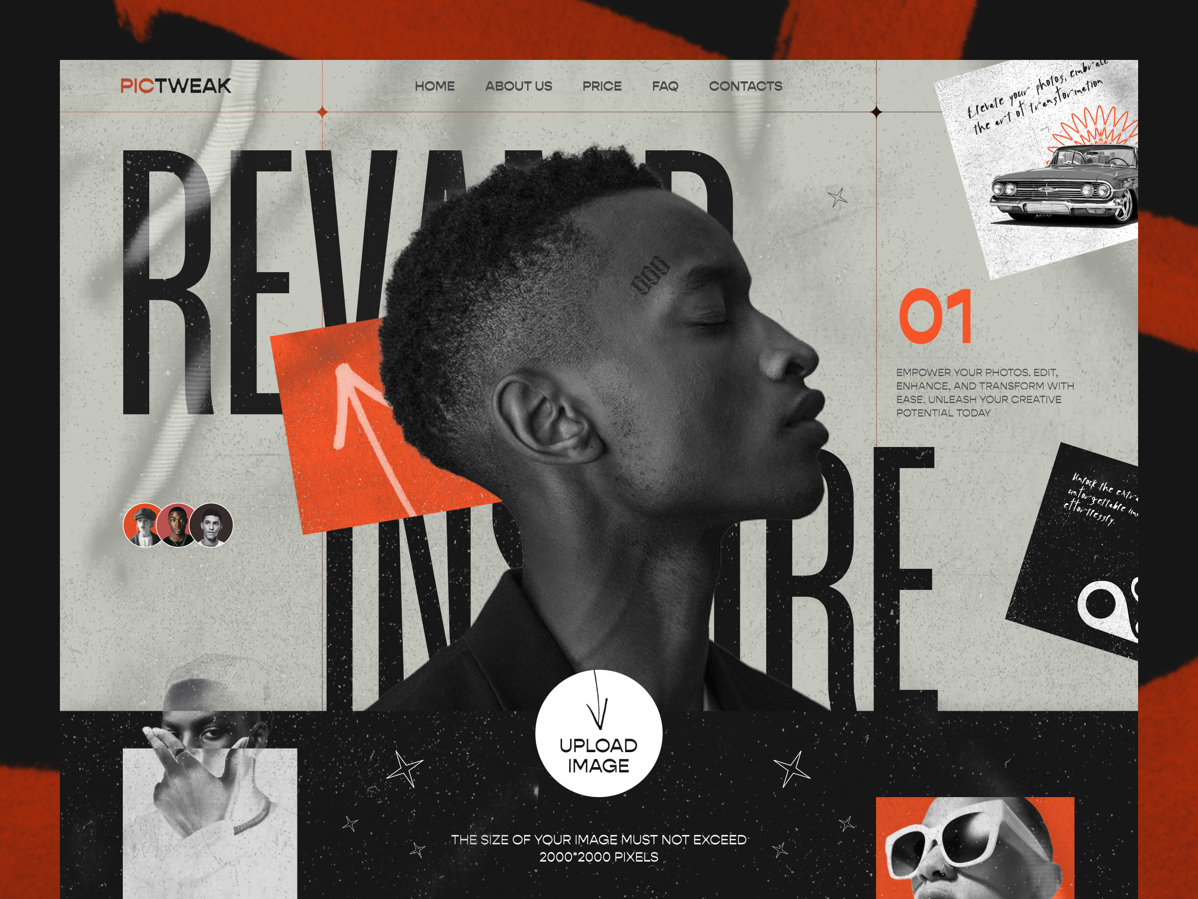 ✨ PicTweak — AI-Powered Photo Editing Platform ai creative photoeditor responsive ui ux webdesign