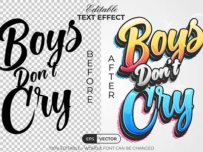 Editable Text Effect Sticker Scribble Style colorful design editable effect font letter lettering quote scribble sticker text type typeface typography vector word