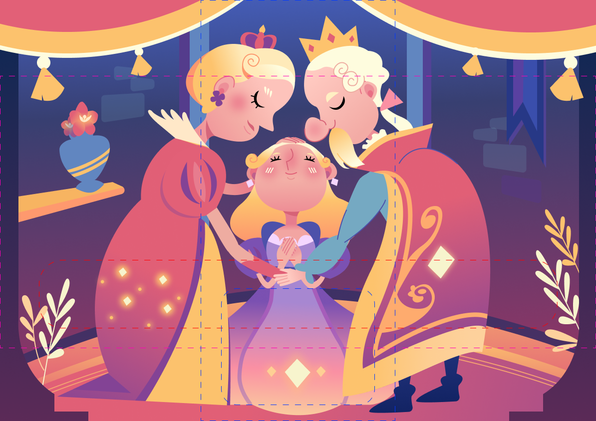 Sleeping Beauty | Storybook Illustration Project bookillustration characterdesign characterillustration childrenbook childrensbookillustration conceptart digitalillustration enchantedcastle fairytale fairytaleillustration fantasyillustration illustration kidsillustration picturebook princess sleepingbeauty storybook storybookillustration visualdevelopment visualstorytelling