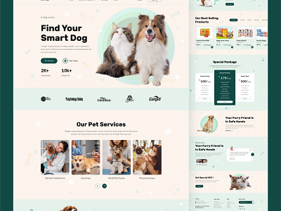 #landing#petlanding#pet#petshop#petcare#petlandingpage#petwebsit app branding design designs graphic design header design illustration landing landing page pet pet care pet landing lage pet shop pet website ui ux vector website website design