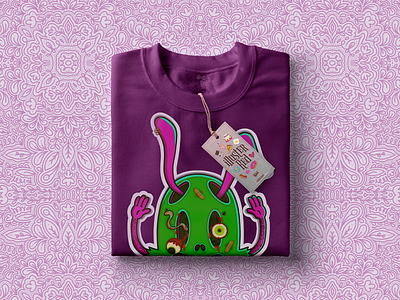 Moletom BunnyG estampa localizada illustration ilustração