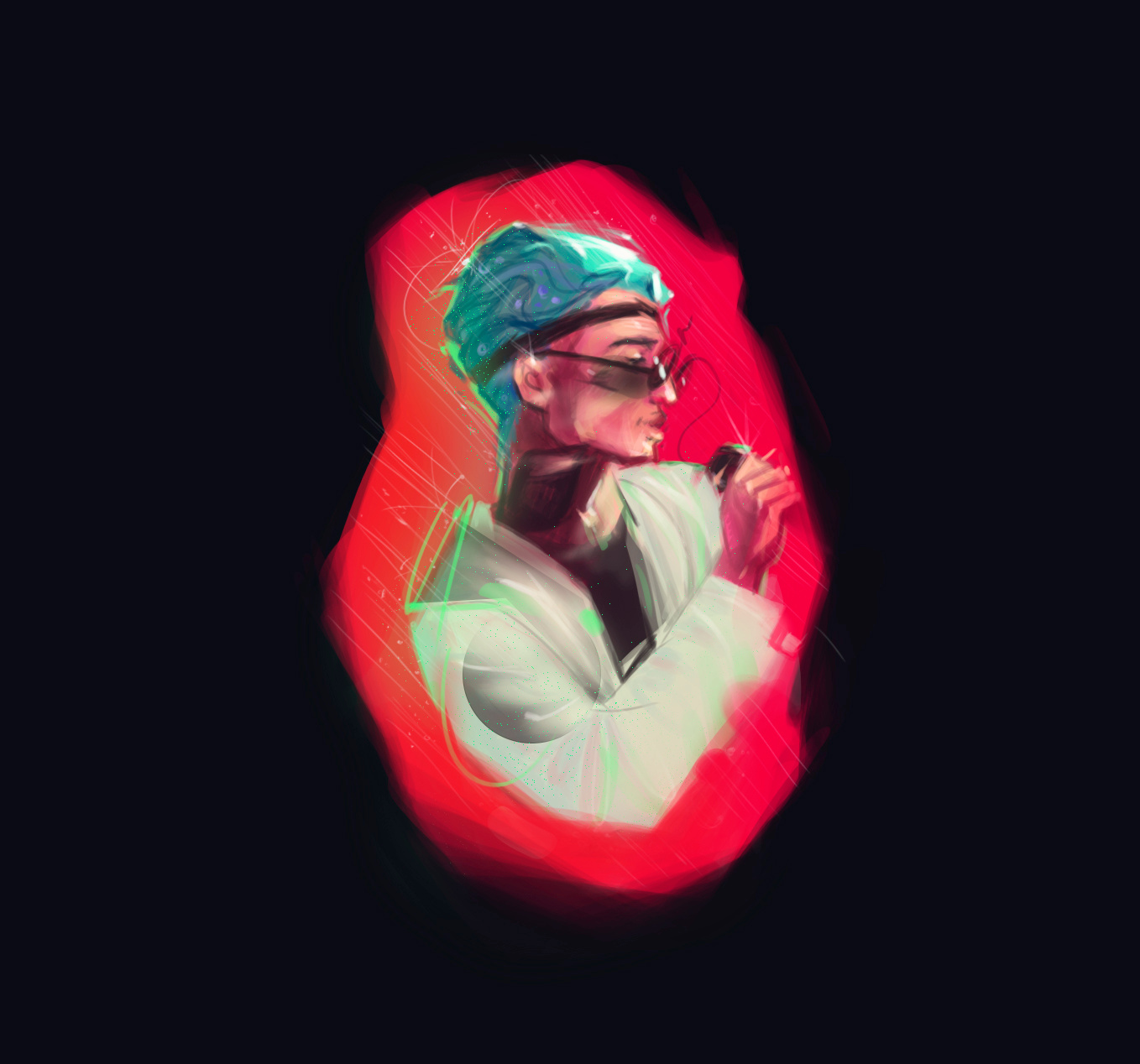 matrang singer 2d art cartoon cg design digital digitalart draw illustration man matrang paint singer