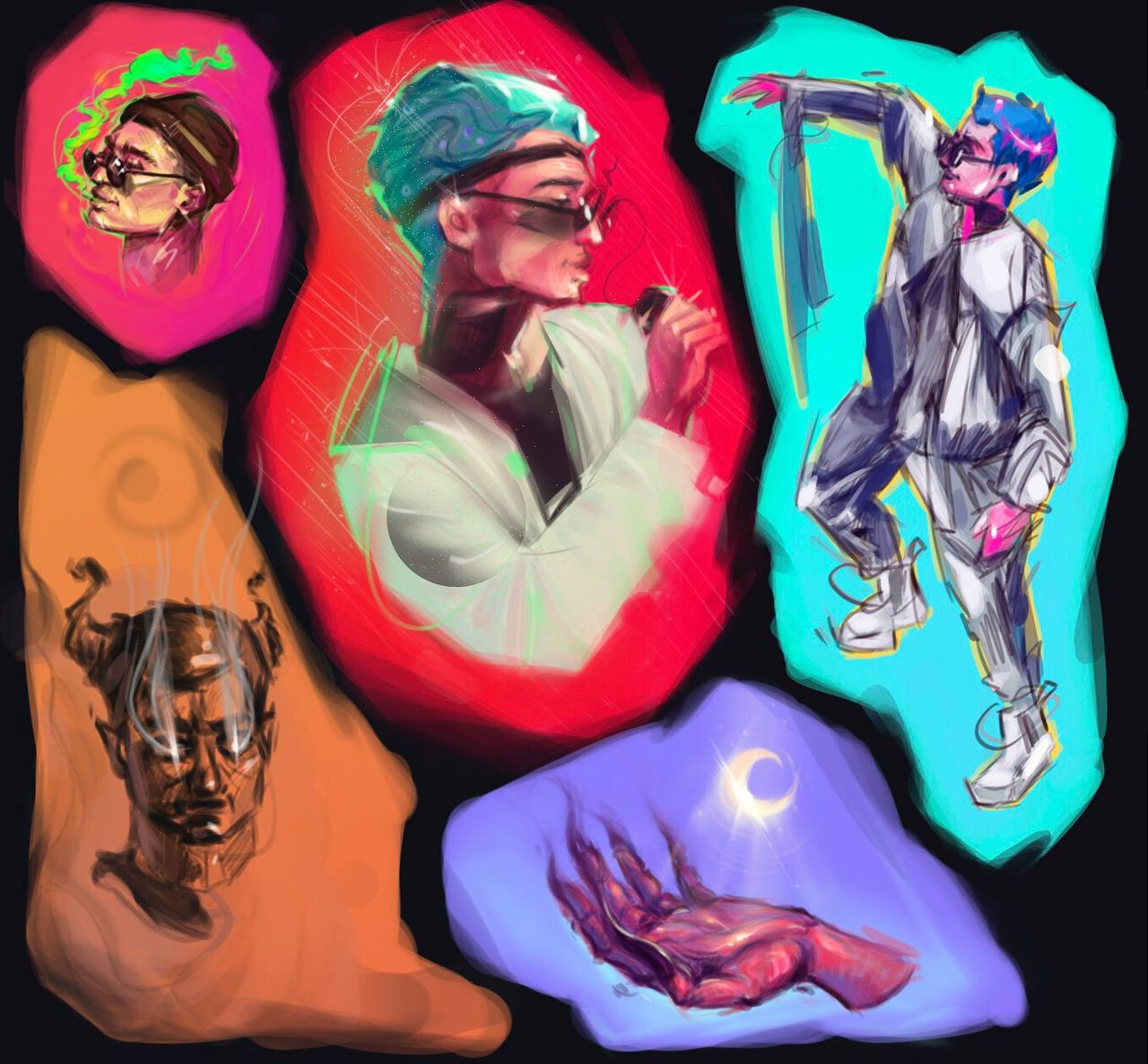 illustations for 2022 art cg colors digital digitaldraw draw illustration man paint stadik