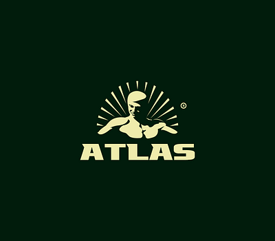 Atlas Premium Logo atlas face logo illustration logo logodesign logofolio roman vector