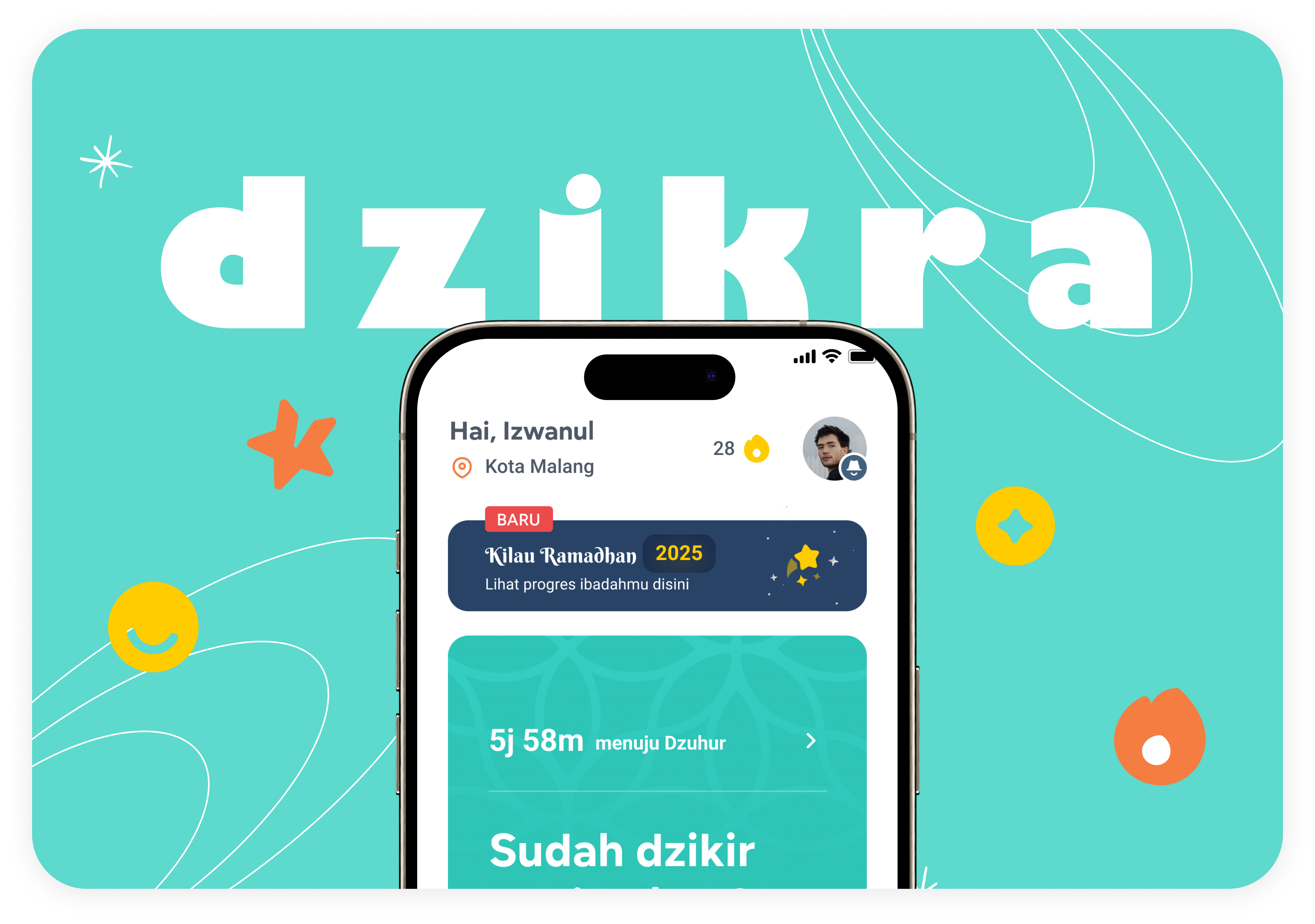 Dzikra - Islam Habit Tracker islam app islam habit mobile app uiux