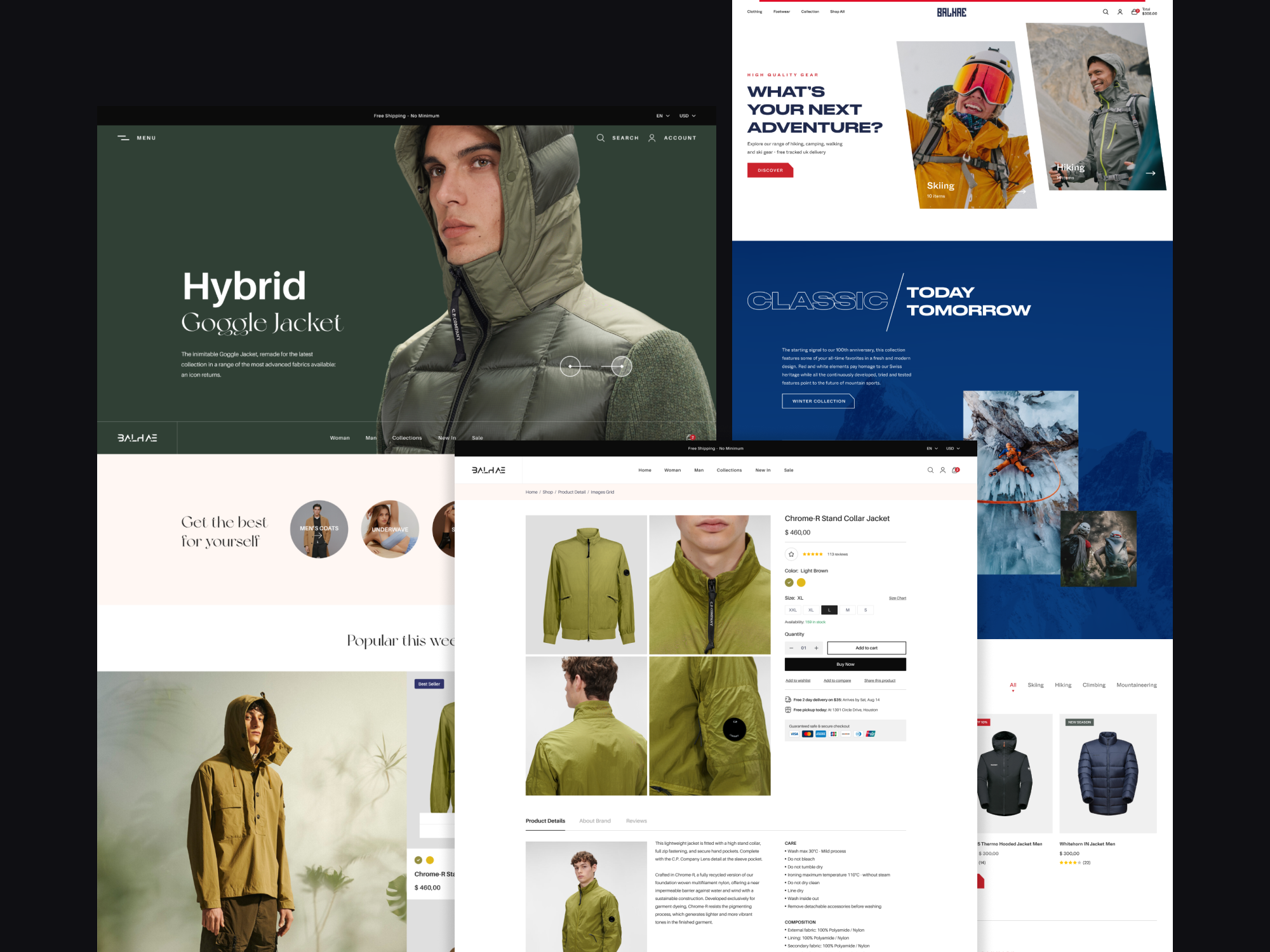 Balhae - Fast & Easy to Build Elementor eCommerce WordPress design ecommerce elementor fashion minimal multipurpose typography ui ux uxui design website wordpress