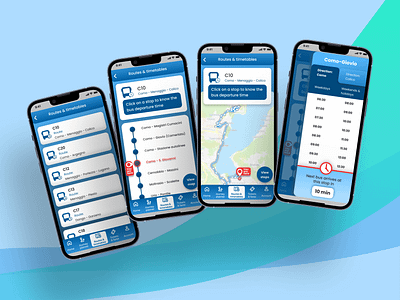 Public transport app app concept design mobile ui ux