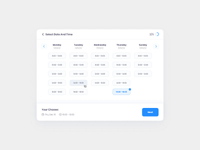 Select Date design interaction interactive interface ui ui ux uidesign