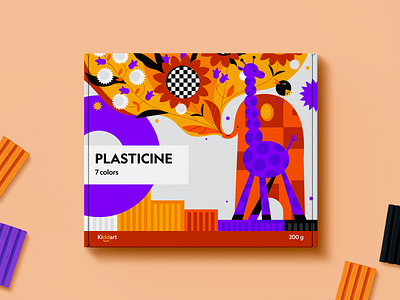 Stationery Packaging Design: Plasticine art art supplies branding childrens brand design design studio digital art digital illustration digital painting graphic design identity illustration illustrator kids marketing packaging packaging design plasticine packaging retail stationery