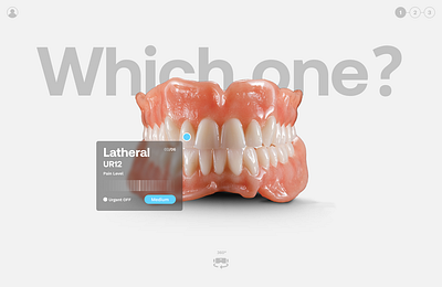 Dentist Clinic Web App app design dentist design medicine minimalism minimalistic ui ux web app
