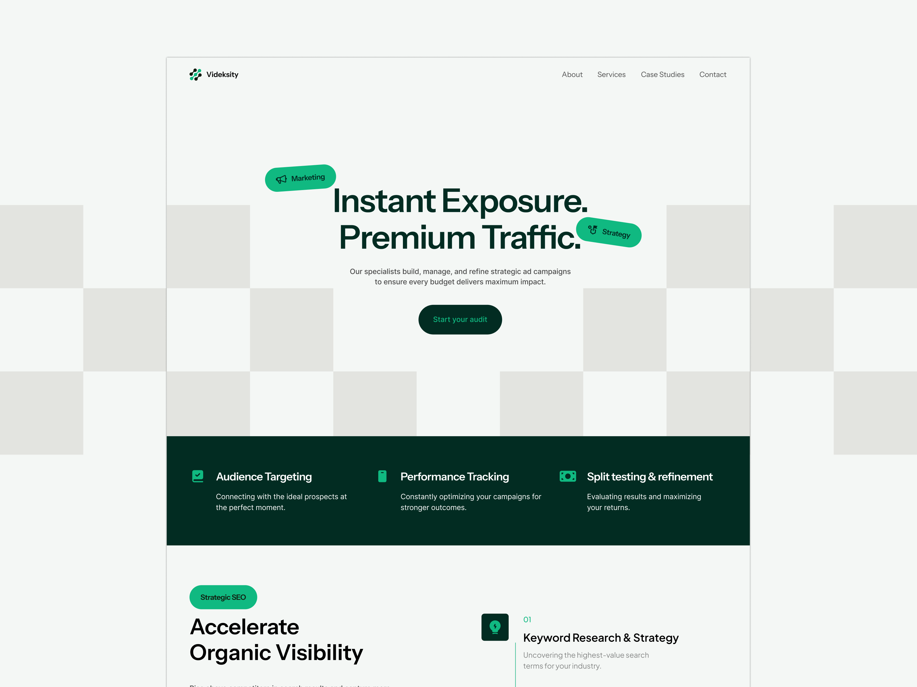 Videksity х Perfogro Ltd analytics dashboard branding design graphic design marketing branding marketing landing page marketing ui marketing user experience marketing user interface marketing ux ui