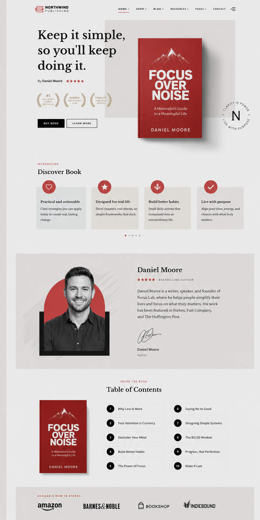 Northwind WordPress Elementor branding design ernesto magnayi graphic design landing page ui ux wordpress elementor