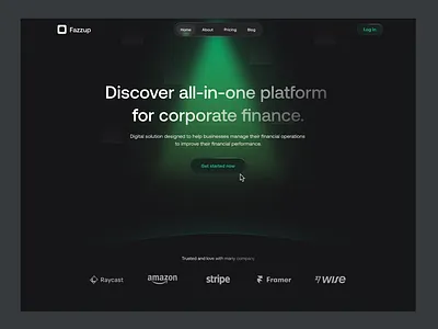 Finance - Hero Animation analytics animaation brading clean dark mode finance fintech gradient landing page minimalism payment platform wallet website