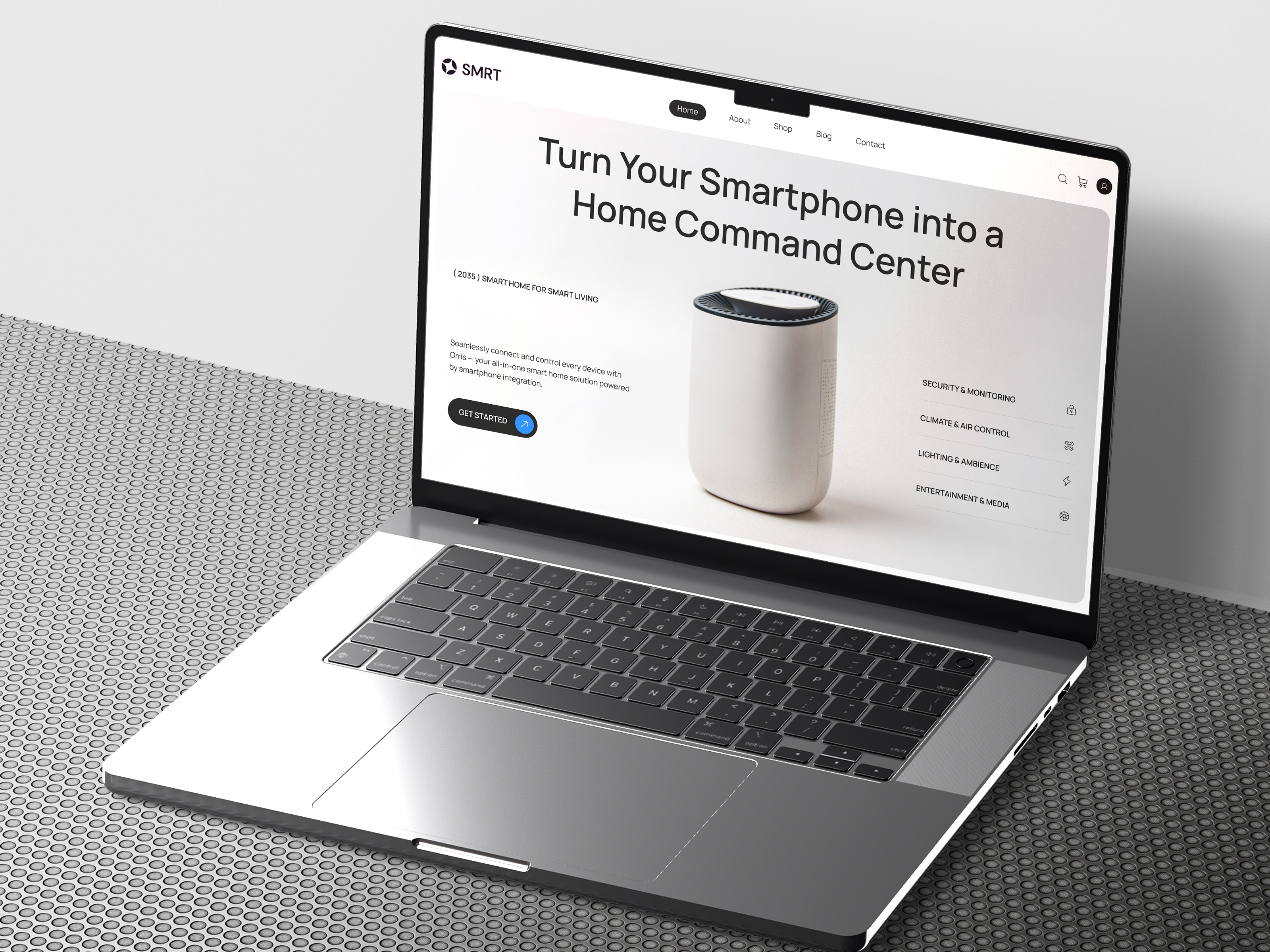 Smart Home & IoT Landing Page UI Kit | Smart Device ai home assistant website clean website design connected home design ecommerce ui kit figma landing page home automation website iot website template modern web ui kit premium ecommerce template product showcase website smart device ecommerce design smart device store smart gadget website smart home dashboard smart home landing page smart home website design smart living website smart security website technology landing page ui technology ui design