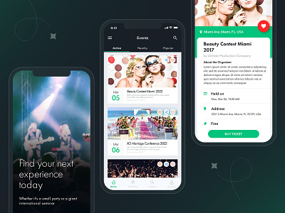 Ticketnoir App Design category filters cinemaexperience dark mode entertainmentapp event booking event notifications eventbooking minimal minimalist design mobile app design mobiledesign moviefestivals movietickets sleek design ticket booking trending events trendingevents ui uiuxdesign ux design