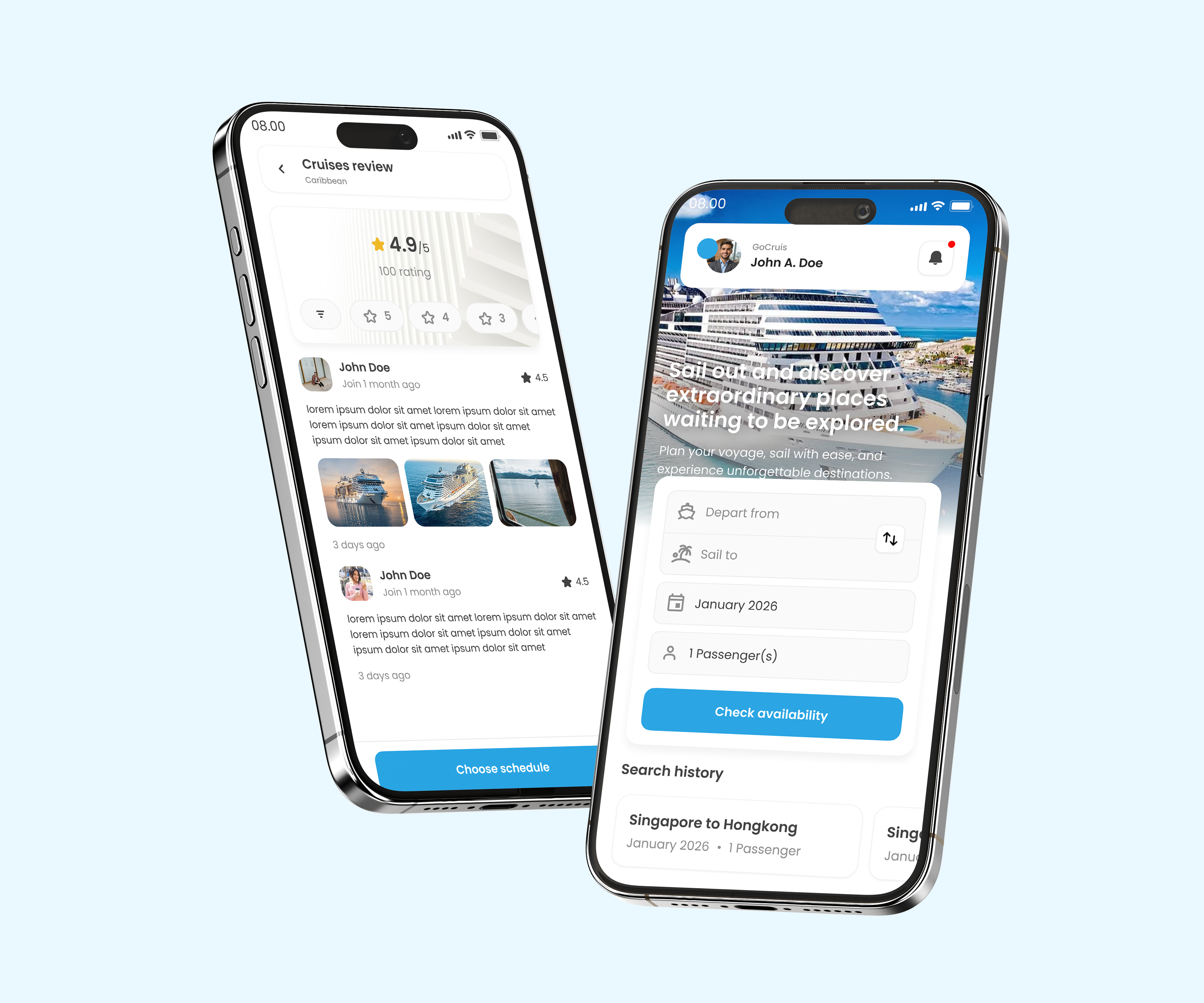 Cruvio – Cruise Booking & Travel Mobile App UI Kit cruise booking app ui kit cruise itinerary app cruise management application cruise reservation app design cruise ticket booking app cruise travel app design destination discovery app mobile booking app design tourism app template tourism mobile app ui tourism platform mobile ui travel agency mobile application travel booking figma template travel experience design travel mobile app ui travel planner mobile ui travel reservation app travel startup ui kit vacation booking app ui vacation planner app ui