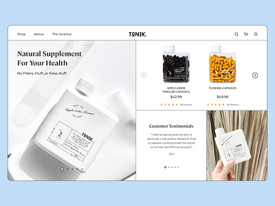 Supplement Website Concept app design hospital landing page medicine pharmacy ui ux web