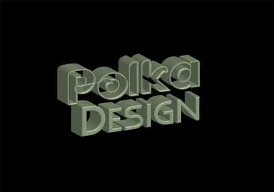 3D logo design branding graphic design illustration logo typography
