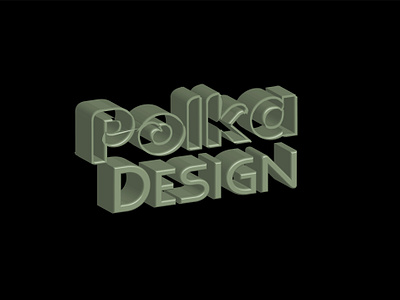 3D logo design branding graphic design illustration logo typography