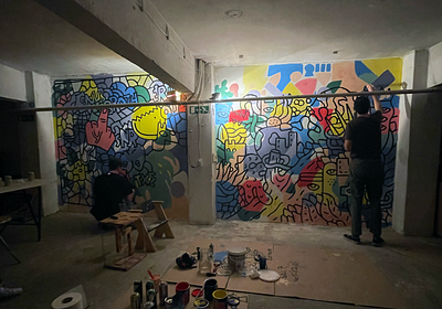 Sdeviano & Soteur / trashyard freestyle doodle fashion freestyle graffiti pattern sdeviano spray paint street art wall