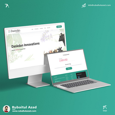 Daskdan Innovations - Client Website Redesign animation branding design graphic design identity illustration logo motion graphics typography ui ux vector website