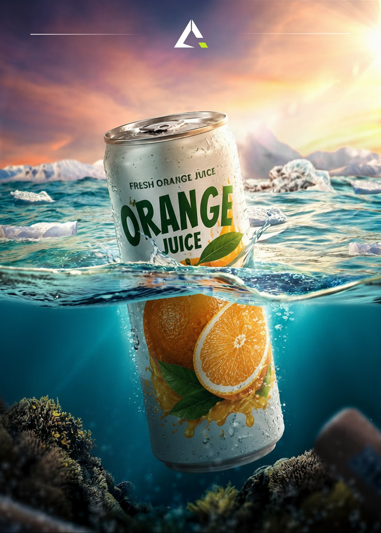 Orange Juice Social Media Banner Design Concept | Apptechies advertising campaign apptechies banner design beverage advertising brand identity branding design commercial design creative advertisement creative concept digital marketing dribbble design graphic design marketing creative orange juice poster design product promotion product showcase social media banner social media marketing visual design