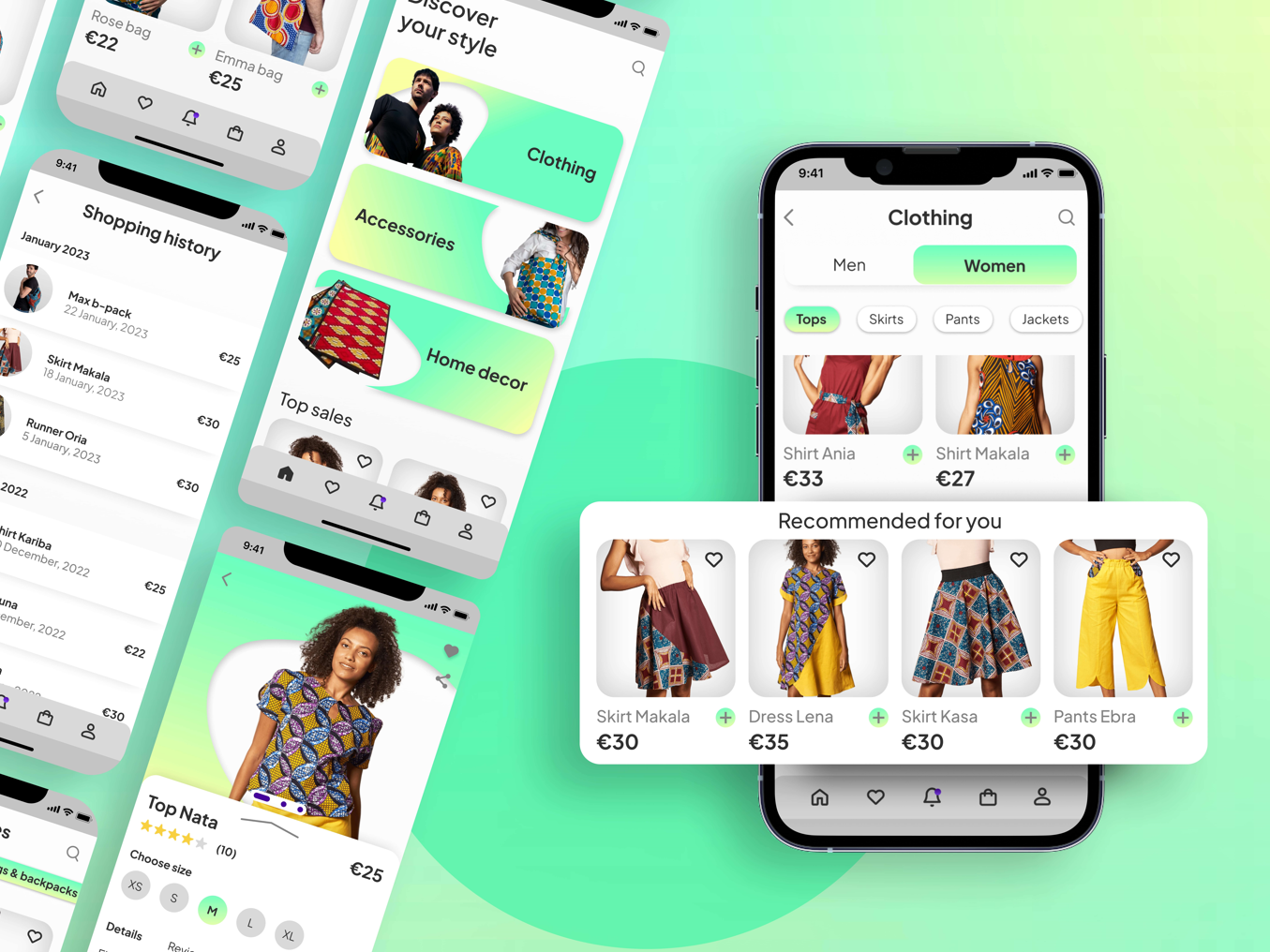 eCommerce fashion app by Stefano Lucchesi on Dribbble