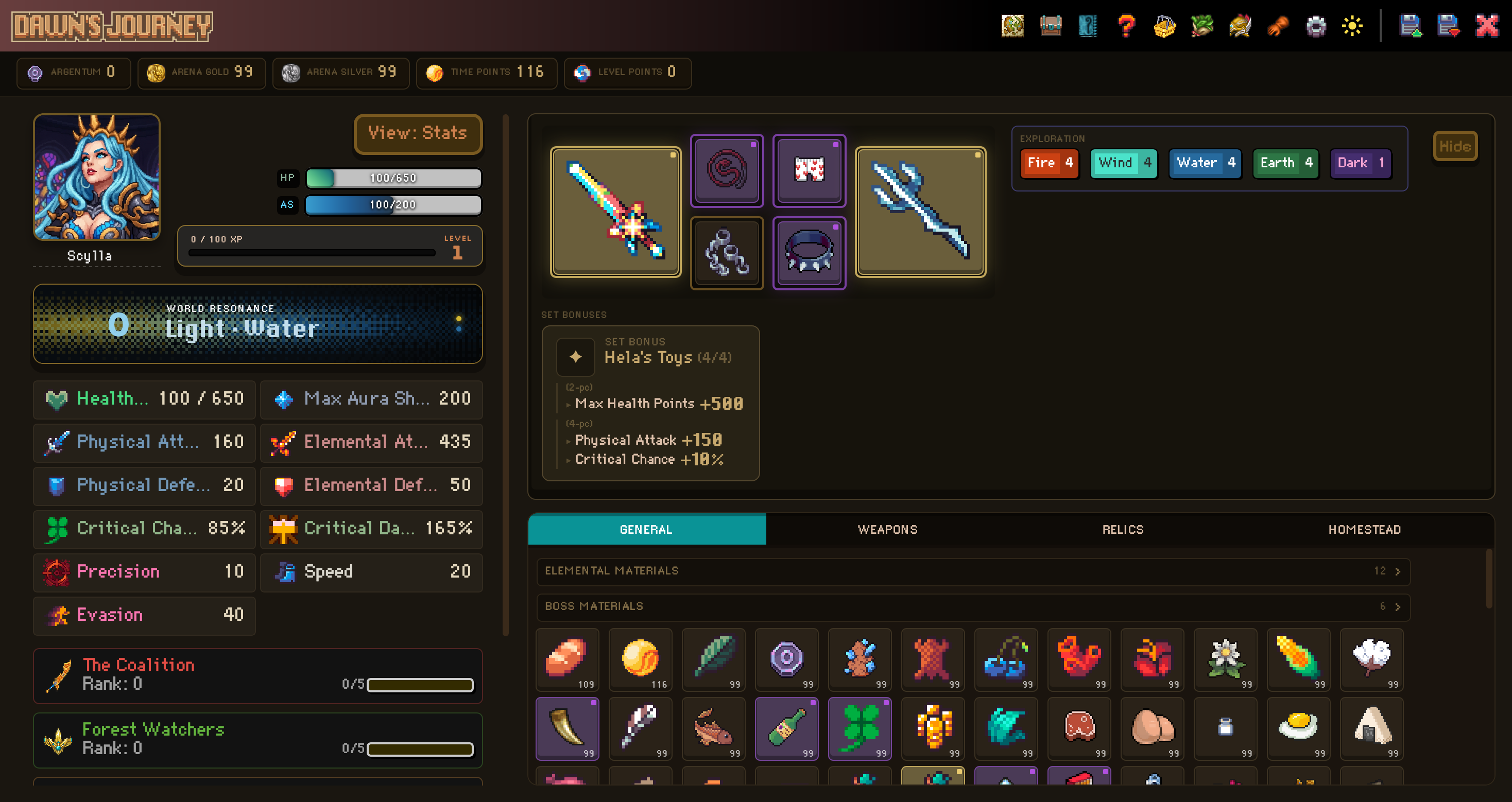 Game Screens (from my browser based game) rpg ui