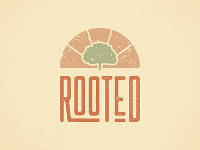 Rooted branding design graphic design illustration logo typography vector