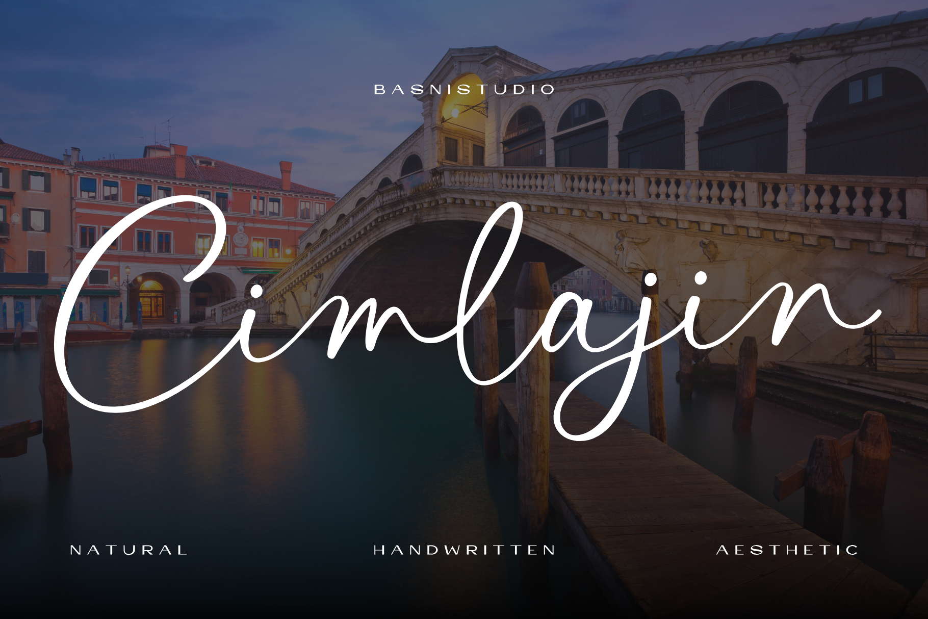 Cimlajin a Flawless handwritten font beautiful branding calligraphy casual font logo modern natural font script script font signature stylish typography wedding font