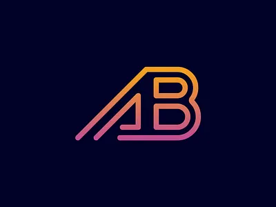 A+B logo branding creative logo design fiverr graphic design illustration logo logo design logo maker