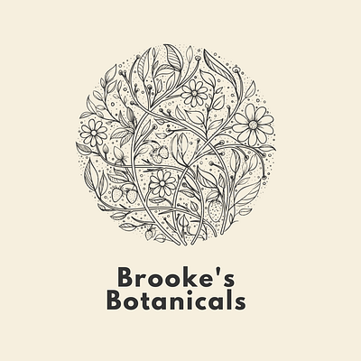 Botanical Logo branding graphic design logo vector