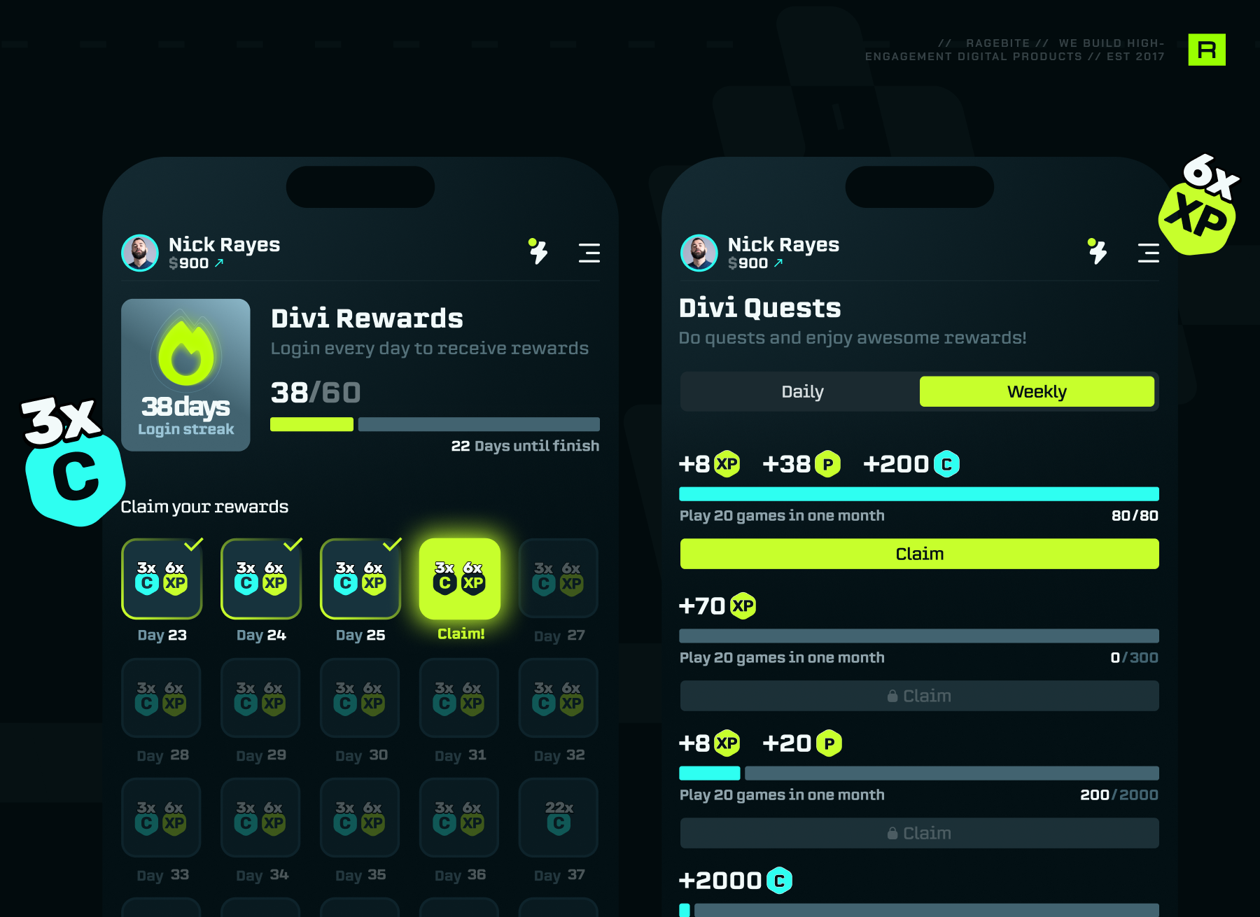 Gamified Mobile Trading App | Quests, Loyalty betting app betting platform crypto app crypto platform crypto trading esports app esports platform fan engagement fantasy platform fantasy sports gamified trading gaming app gaming platform prediction market prop betting sports betting sports tech trading app trading platform web3 gaming