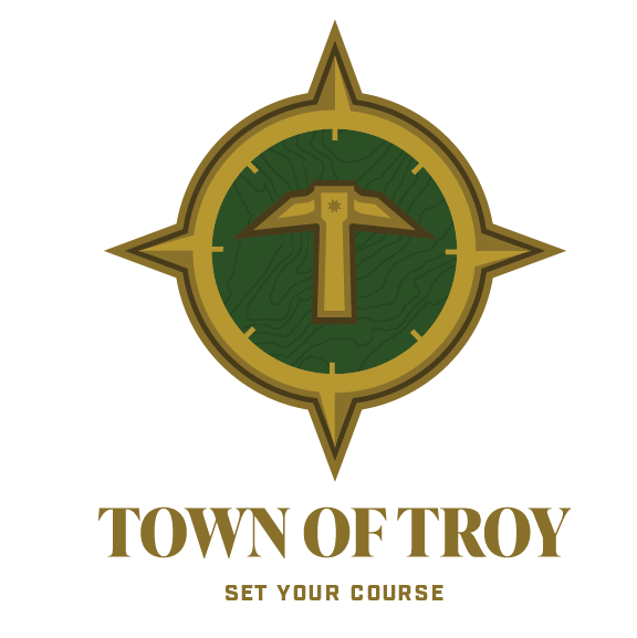 Town Of Troy Personal Project branding graphic design logo
